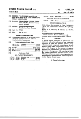 United States Patent (19) 11) 4,085,129 Semler Et Al