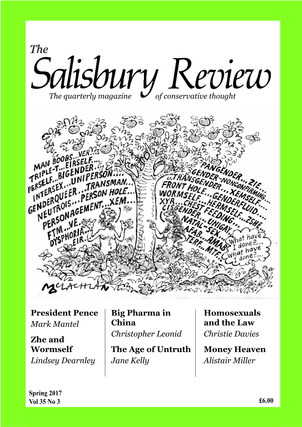 Spring 2017 Vol 35 No 3 £6.00 Contents