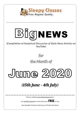 June 2020 (15Th June - 4Th July)