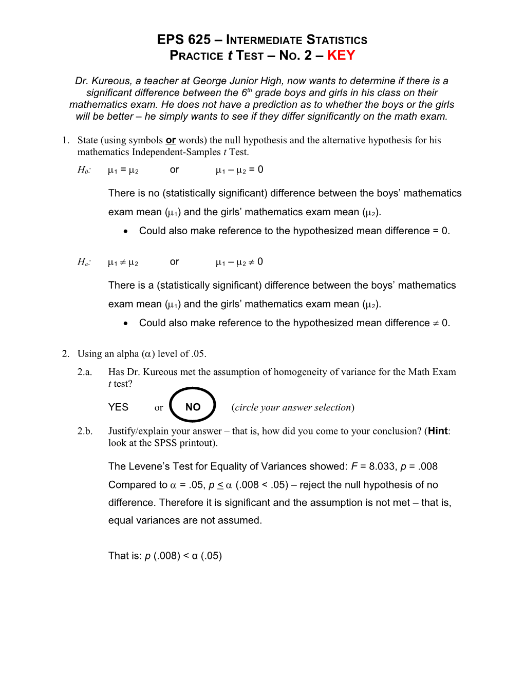 Read the Following Scenario and Use the Data Contained on Page 3 to Answer the Questions