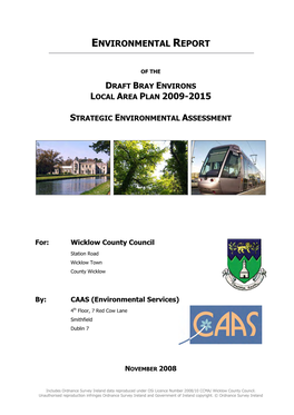 Draft Bray Environs Local Area Plan 2009-2015 Strategic Environmental Assessment