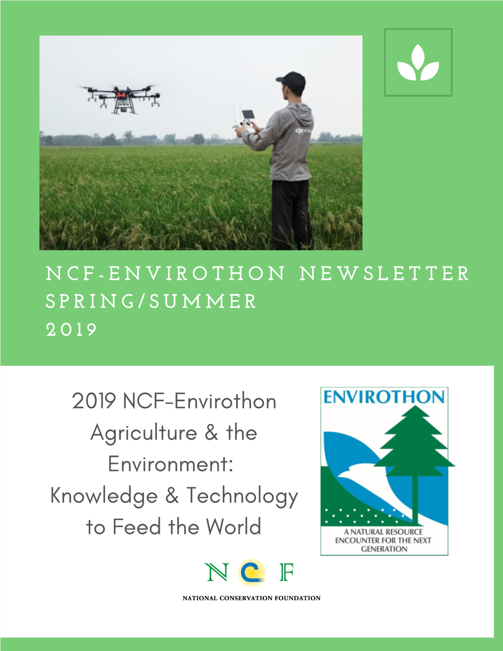 2019 NCF-Envirothon Agriculture & the Environment: Knowledge