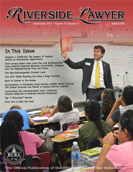 Riverside Lawyer Magazine