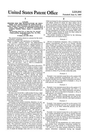 United States Patent 0 ICC Patented June 6, 1967