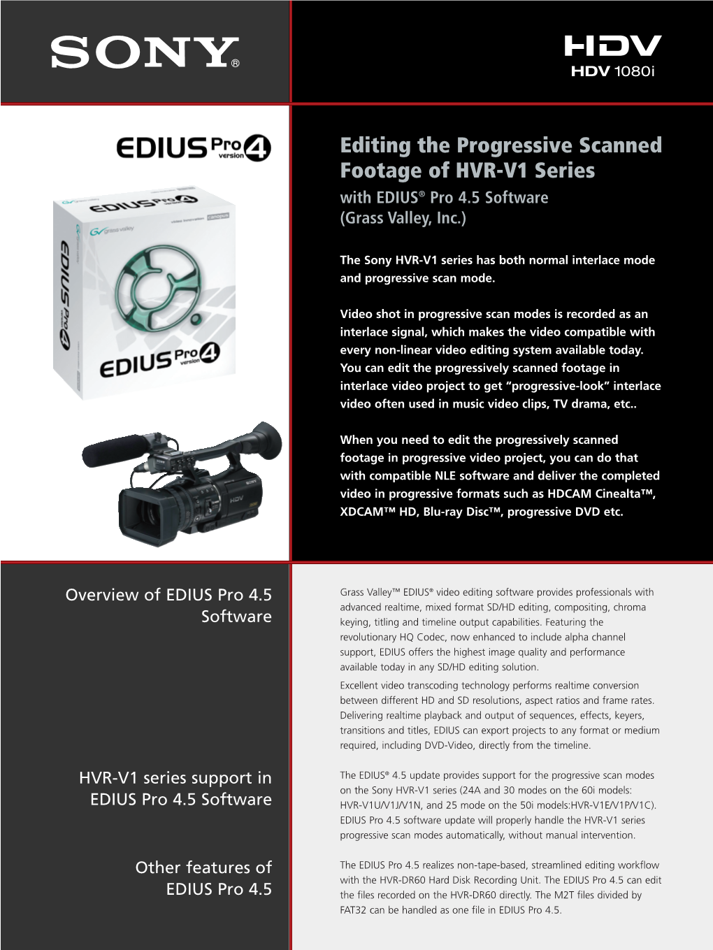 EDIUS Pro4.5