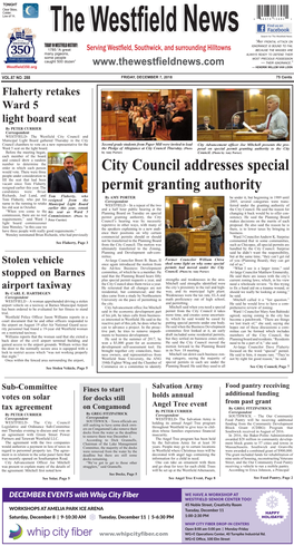 City Council Addresses Special Permit Granting Authority