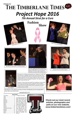 Project Hope 2016 7Th Annual Strut for a Cure Fashion Show