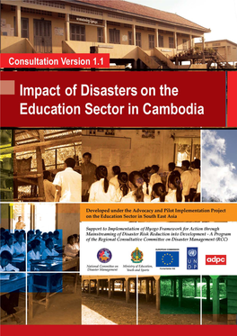 A Study on Impact of Disasters on the Education Sector in Cambodia