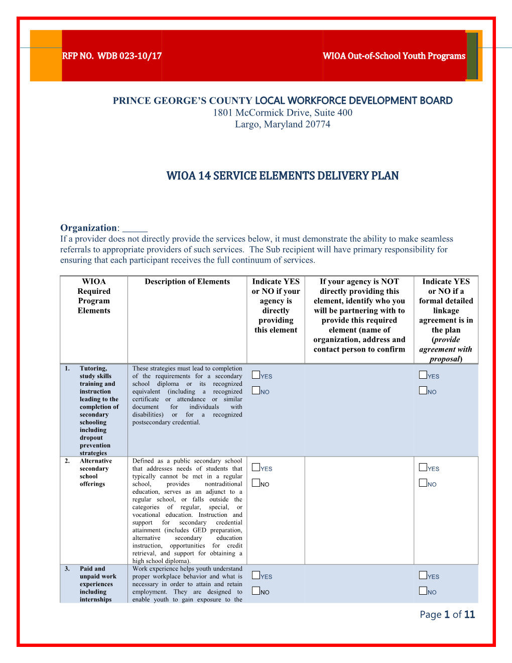 Prince George S County Local Workforce Development Board