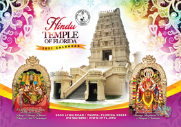 Hindu Temple of Florida 2021 Calendar