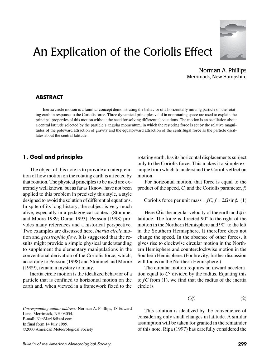 An Explication of the Coriolis Effect