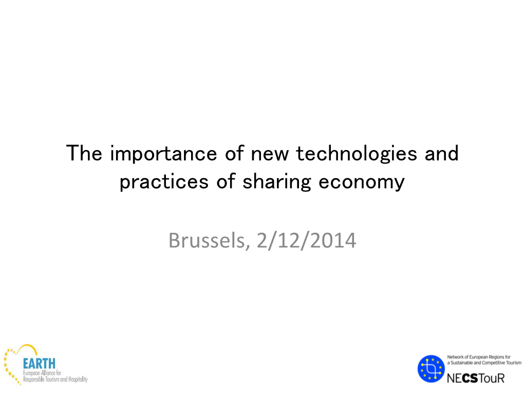 1.Greenhopping New Technologies EARTH SHARING ECONOMY