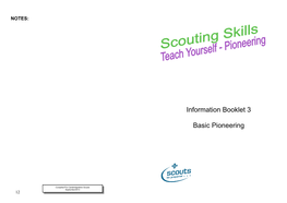 Information Booklet 3 Basic Pioneering