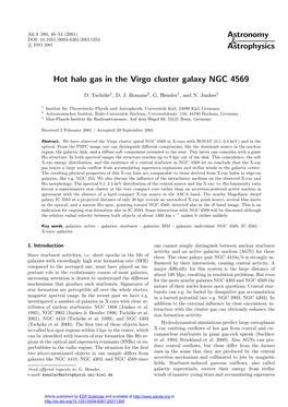 Hot Halo Gas in the Virgo Cluster Galaxy NGC 4569