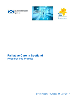 Palliative Care in Scotland Research Into Practice