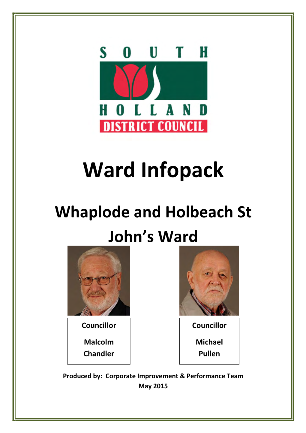 Ward Infopack Whaplode and Holbeach St John's Ward
