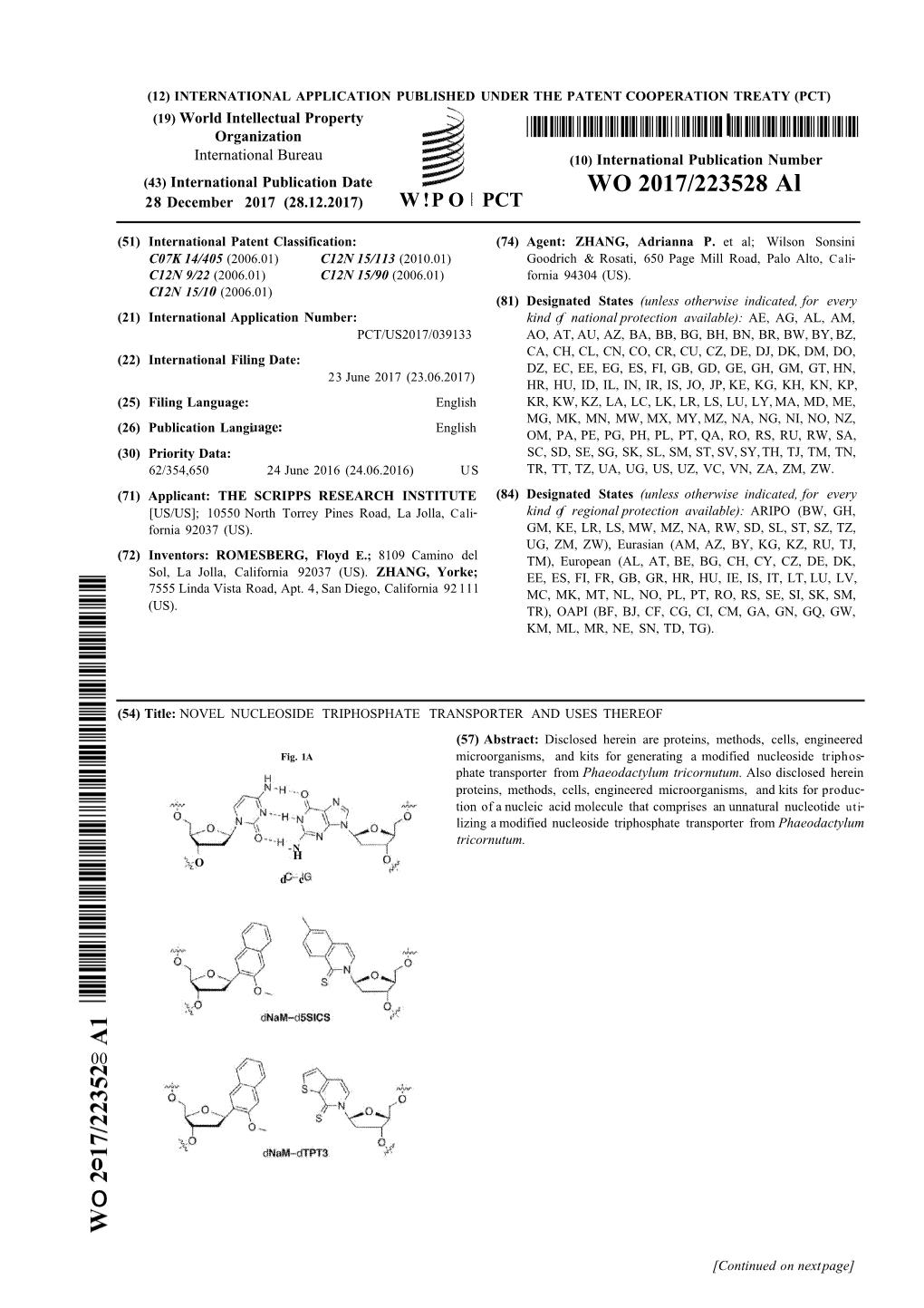 WO 2017/223528 Al 28 December 2017 (28.12.2017) W !P O PCT