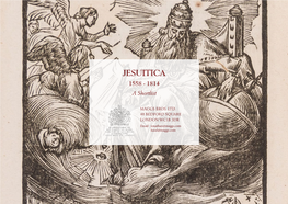 JESUITICA 1558 - 1814 a Shortlist