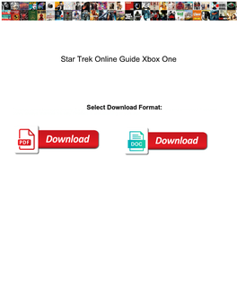 Star Trek Online Guide Xbox One