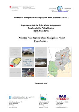 Improvement of the Solid Waste Management Services in the Polog Region, North Macedonia