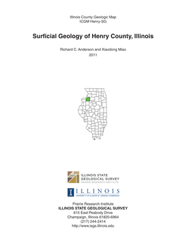 Surficial Geology of Henry County, Illinois