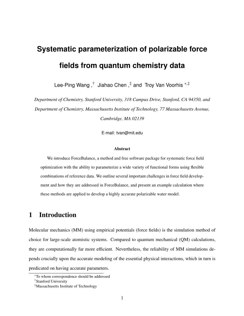 Systematic Parameterization of Polarizable Force Fields From
