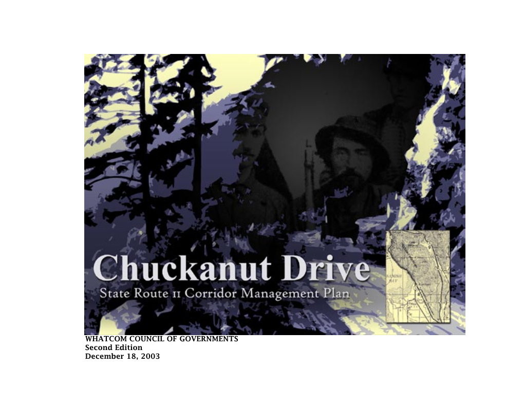 2003 Chuckanut Drive State Route 11 Corridor Management Plan