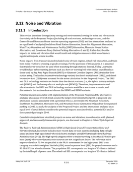 3.12 Noise and Vibration