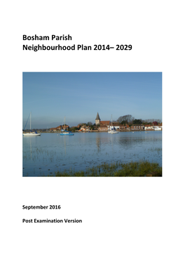 Bosham Parish Neighbourhood Plan 2014– 2029