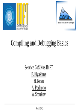 Compiling and Debugging Basics