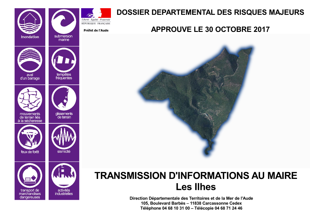 TRANSMISSION D'informations AU MAIRE Les Ilhes