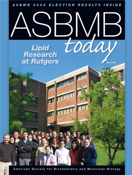 Lipid Research at Rutgers May 2008
