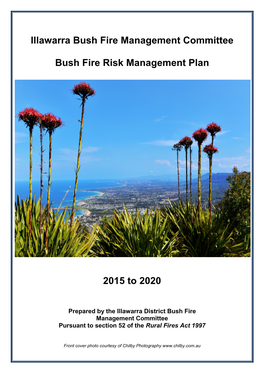 Illawarra Bush Fire Risk Management Plan