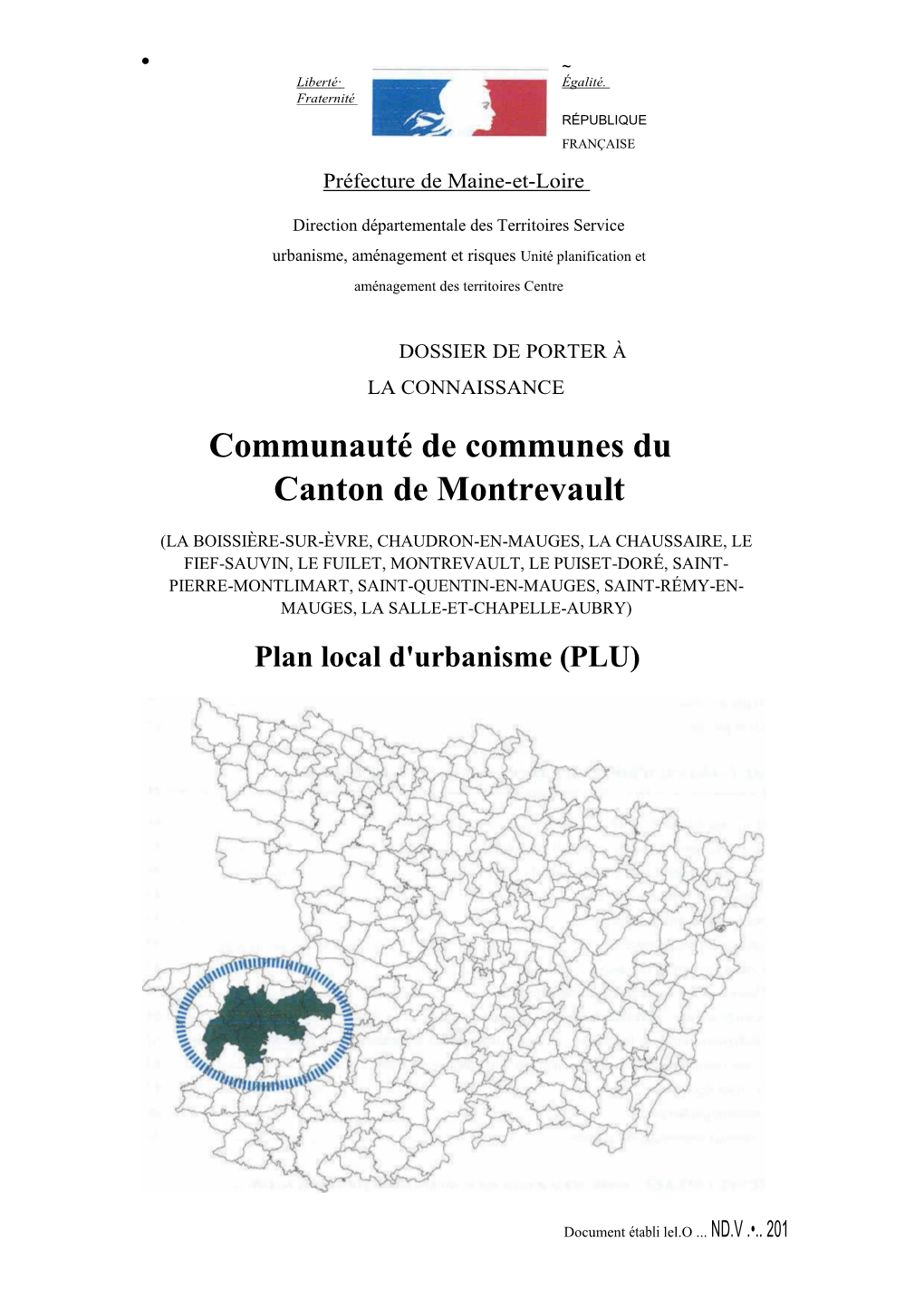 Communauté De Communes Du Canton De Montrevault