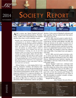 Society Report 2014
