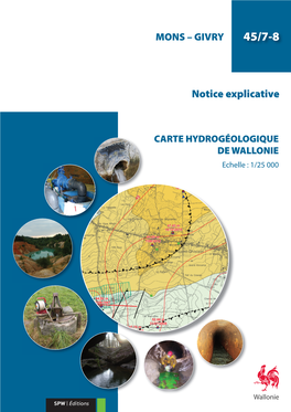Carte Hydrogéologique De Mons-Givry 45/7-8