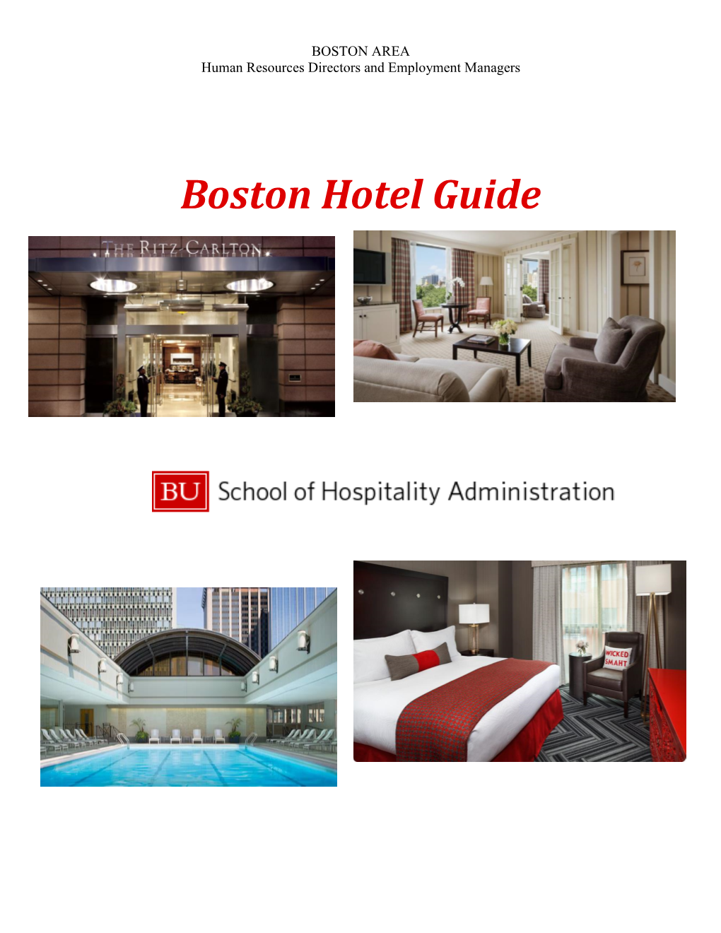 Boston Hotel Guide