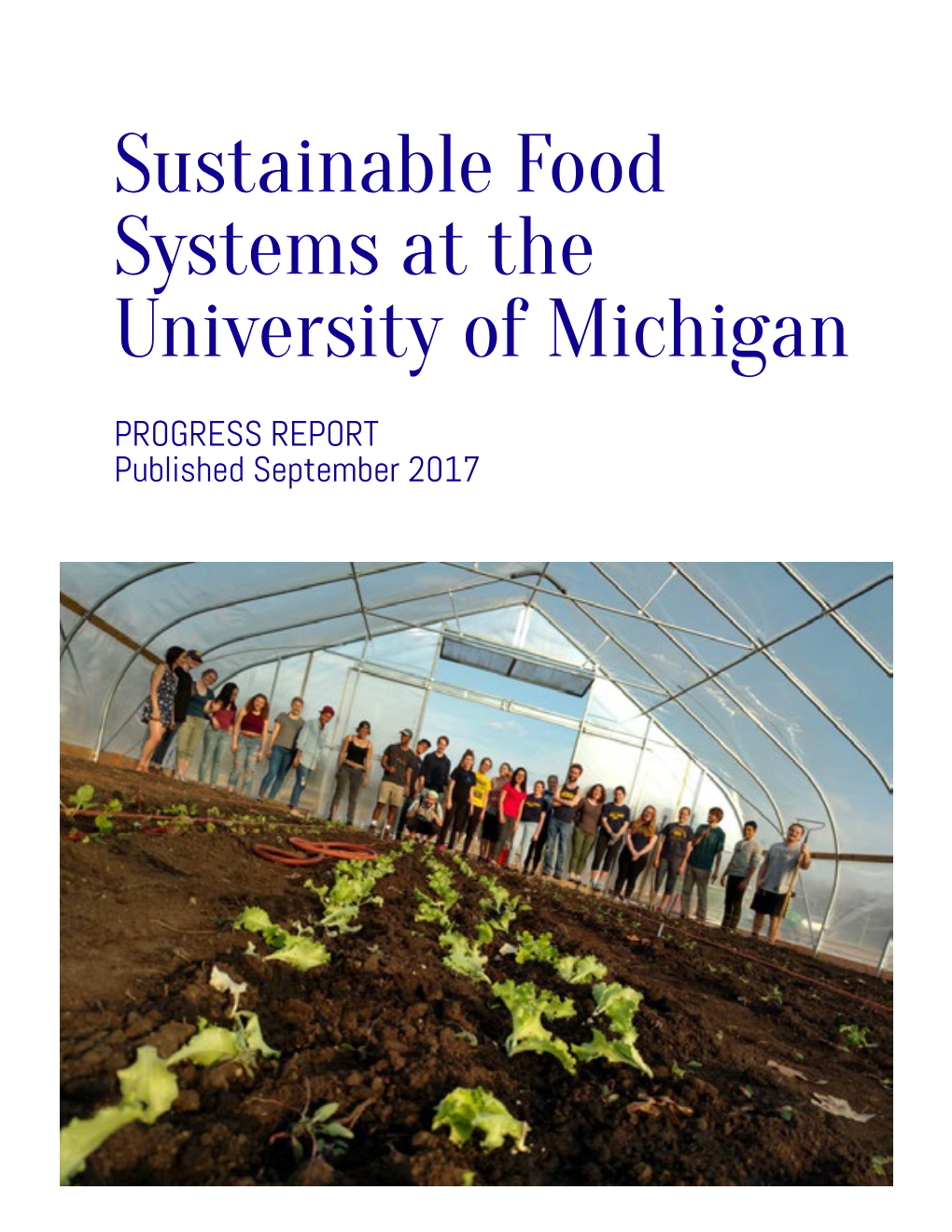 Sustainable Food Systems Report 2017