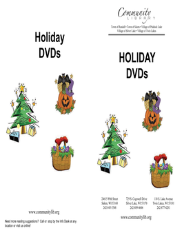 Holiday Dvds HOLIDAY Dvds