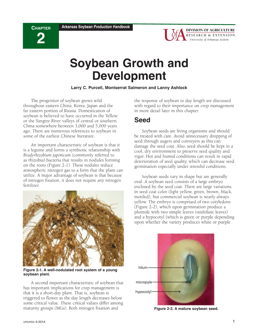 Soybean Growth and Development Larry C