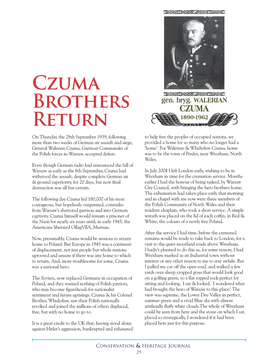 Czuma Brothers Return