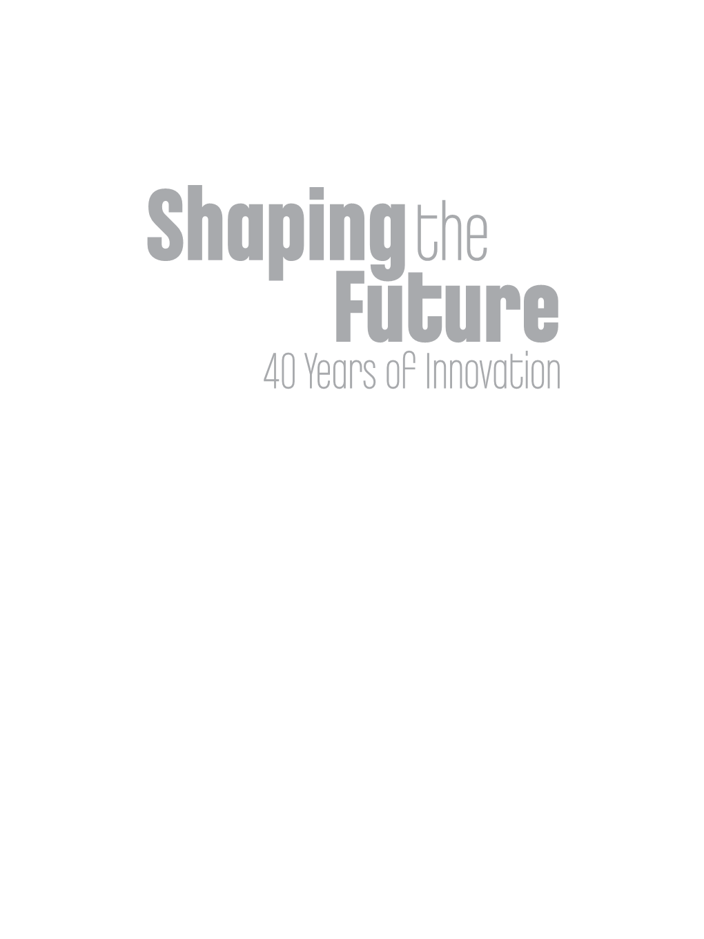 40Years of Innovation