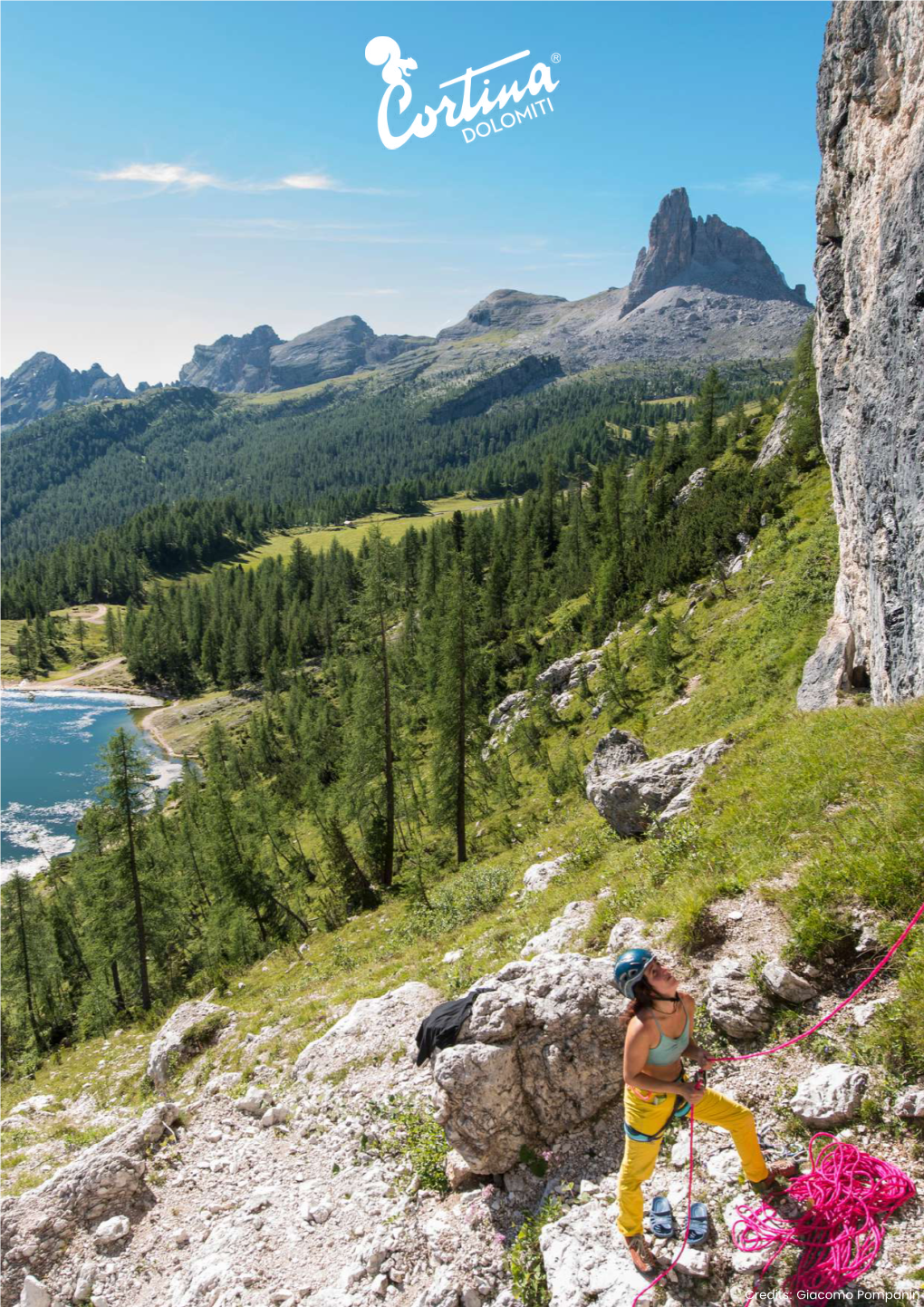 Credits: Giacomo Pompanin Media Kit Su Mmer 2021 Cortina D’Ampezzo the Queen of the Dolomites