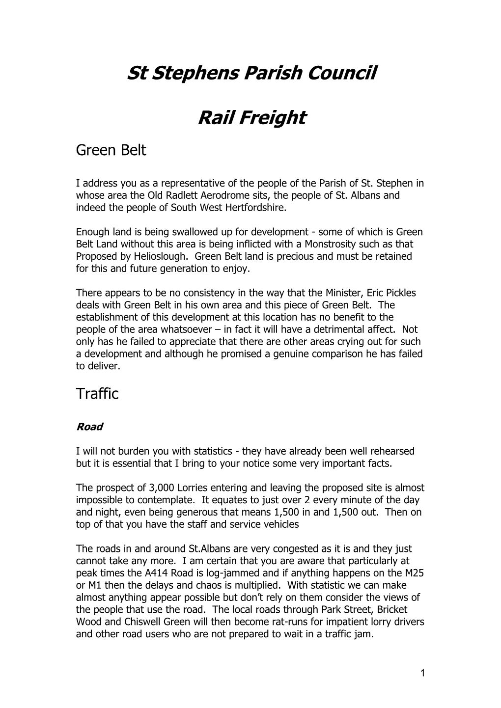 Rail Freight