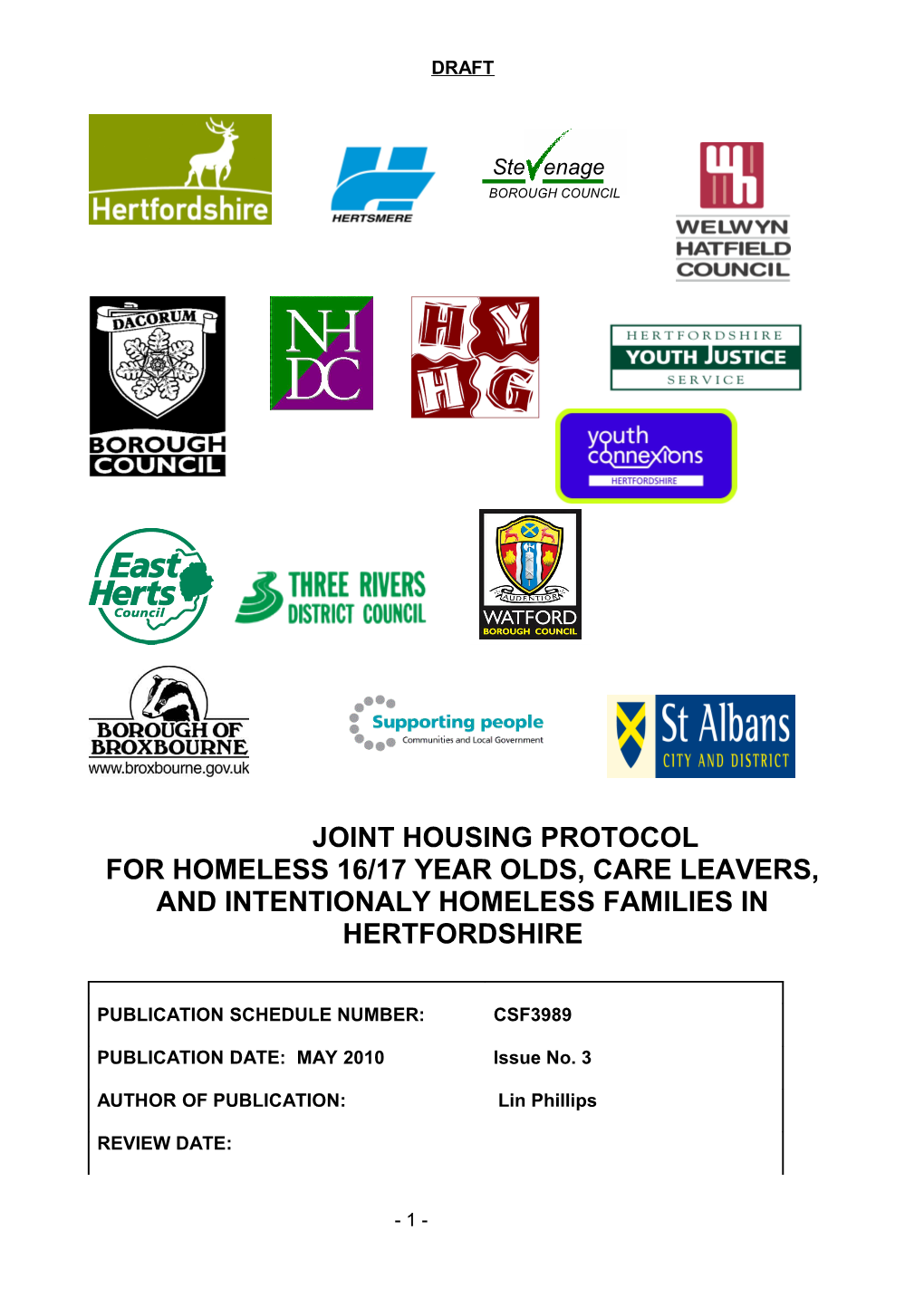 Joint Housing Protocol