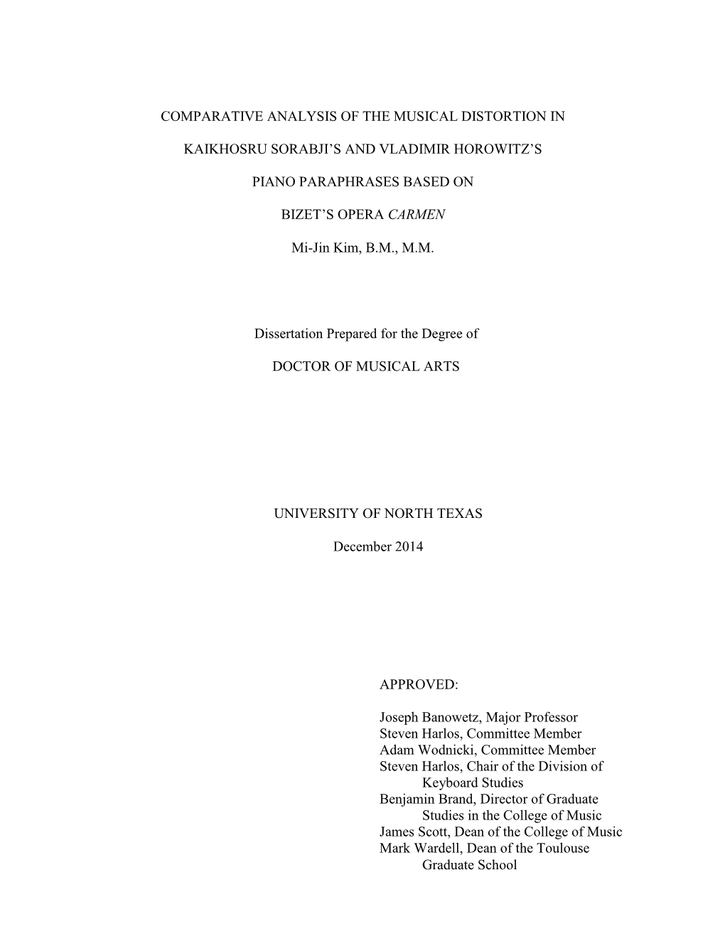 Comparative Analysis of the Musical Distortion in Kaikhosru Sorabji's