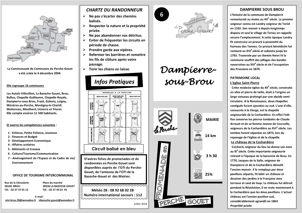 Fiche Rando CDC Dampierre Sous Brou