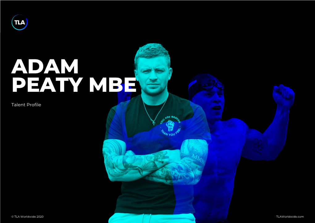 Adam Peaty Mbe