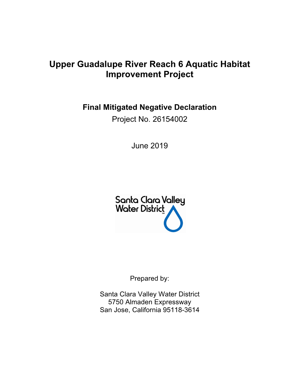 Upper Guadalupe River Reach 6 Aquatic Habitat Improvement Project