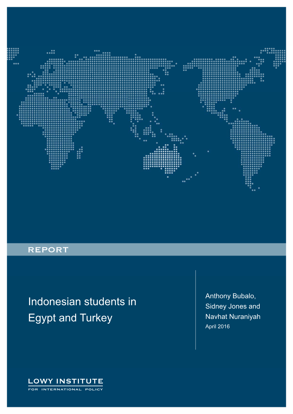 Indonesian Students in Egypt and Turkey